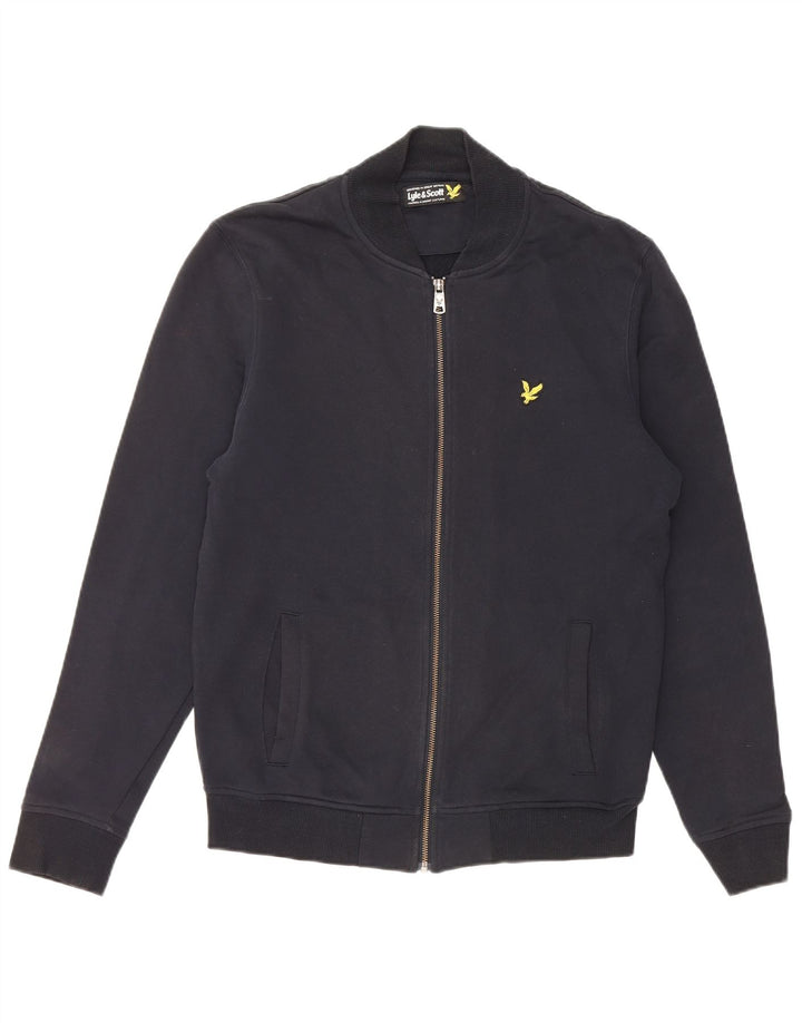 LYLE & SCOTT Veste de Survêtement Homme Bleu Marine Moyen Coton
