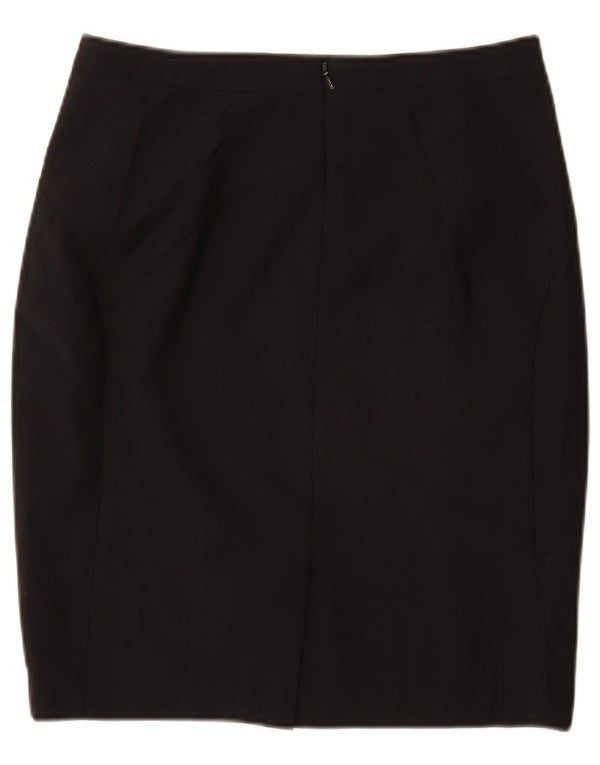 Reiss Jupe crayon femme UK 10 Small W28 Laine noire