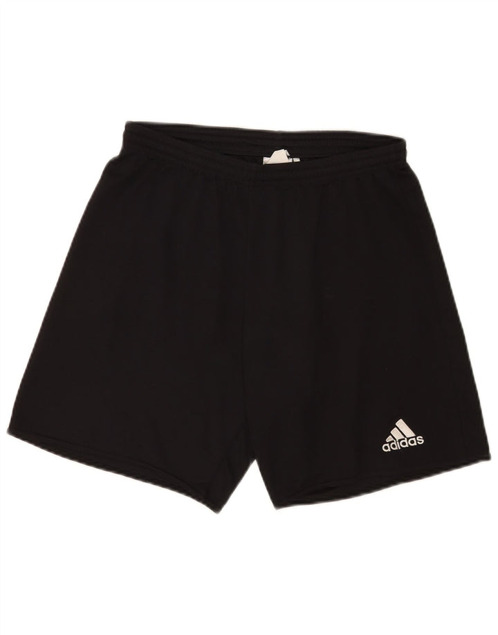 Adidas Short de sport régulier pour hommes, petit, noir, polyester