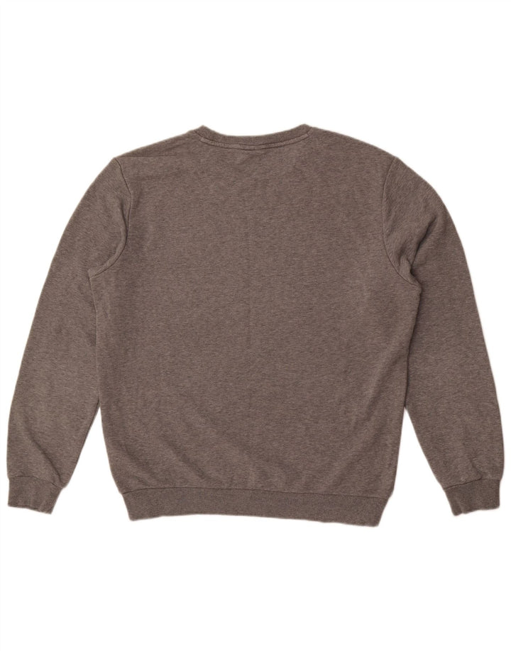 Puma Sweat-Shirt Graphique Homme Gris Moyen Moucheté Coton