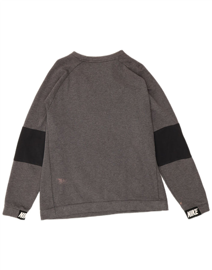 Nike Sweat-shirt graphique pour homme Taille L Gris Colorblock