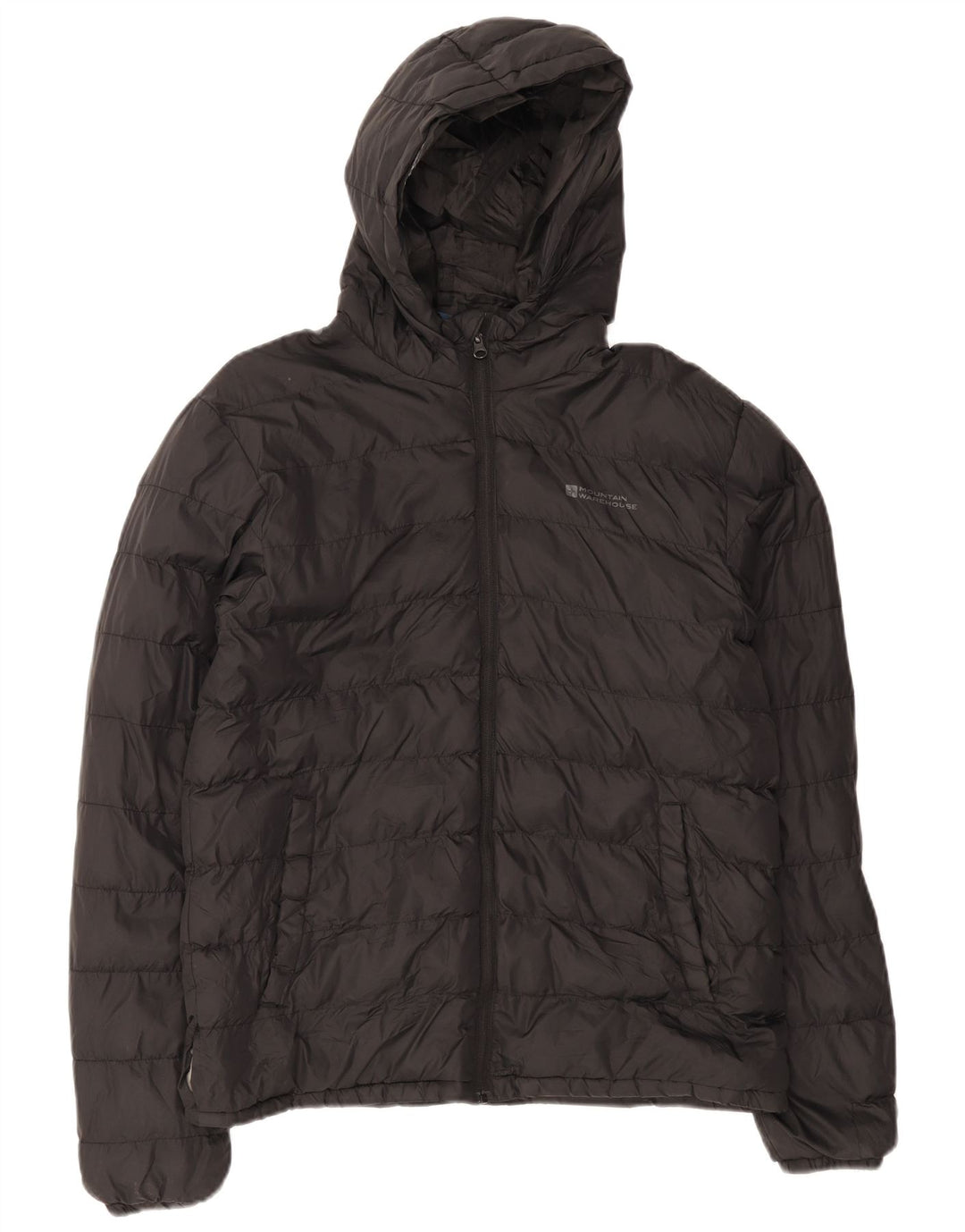 Mountain Warehouse Veste rembourrée à capuche pour homme UK 38 Medium Noir Nylon