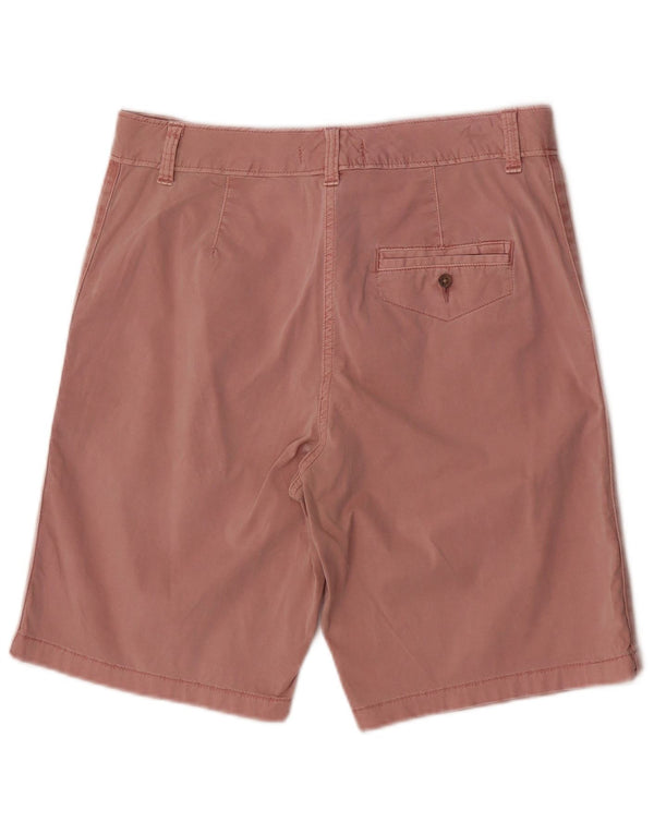 Marks & Spencer Short Chino Femme UK 10 Small W28 Coton Rose