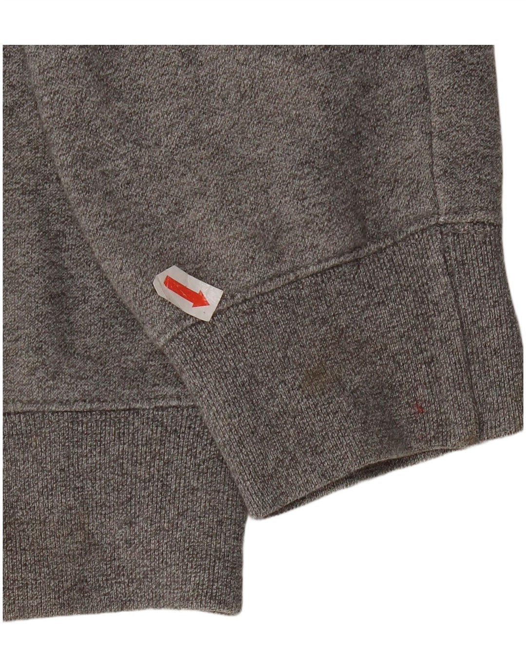 Champion Pull à Capuche Graphique Homme Gris Moyen Moucheté Coton