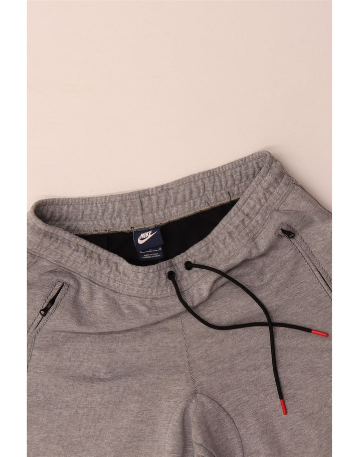 NIKE Short de sport pour homme en coton gris moyen