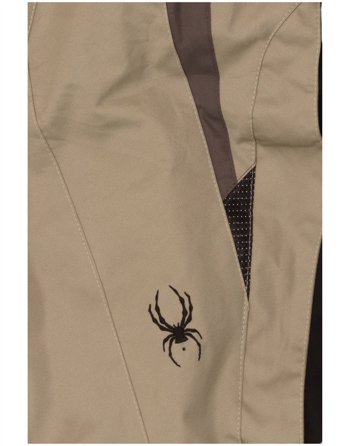 Spyder Veste de ski pour homme UK 40 Large Beige Colourblock