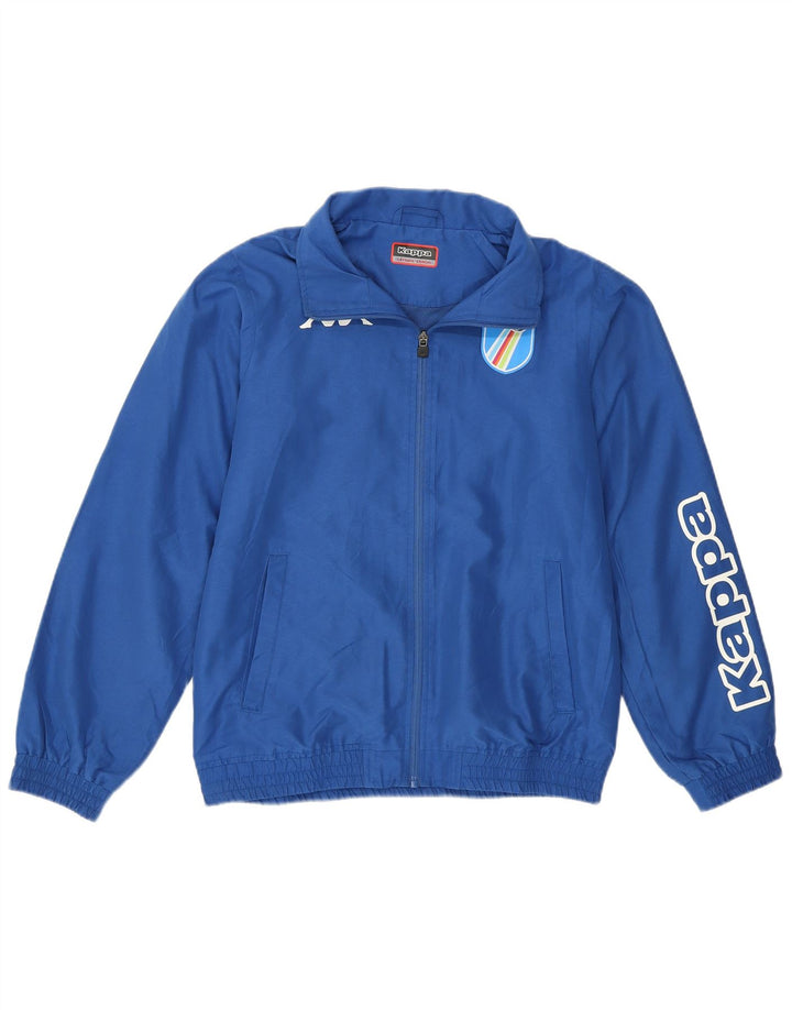 Kappa Veste de Survêtement Graphique Garçon 13-14 ans Bleu Polyester