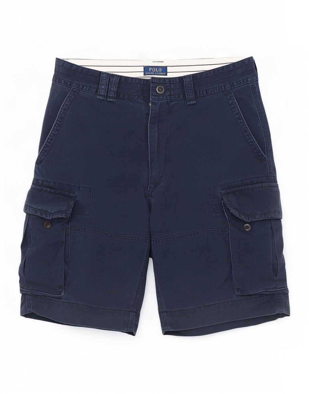 Ralph Lauren Short Cargo Homme W32 Coton Bleu Marine Moyen