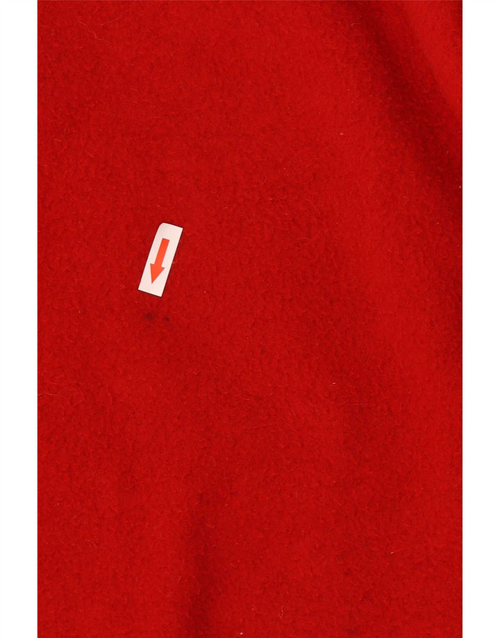 Endurance Pull polaire à col boutonné pour femme UK 10 Petit rouge géométrique