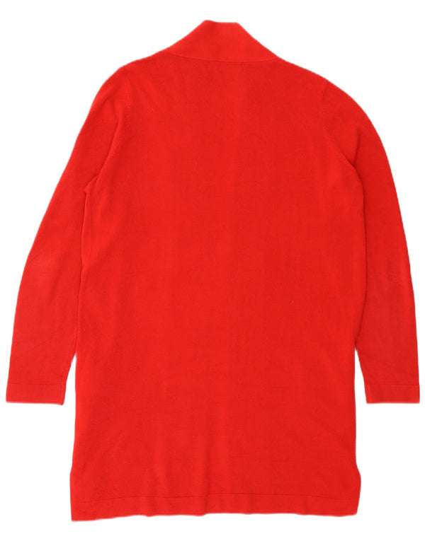 Marks & Spencer Pull cardigan ouvert long pour femme UK 16 Large Rouge