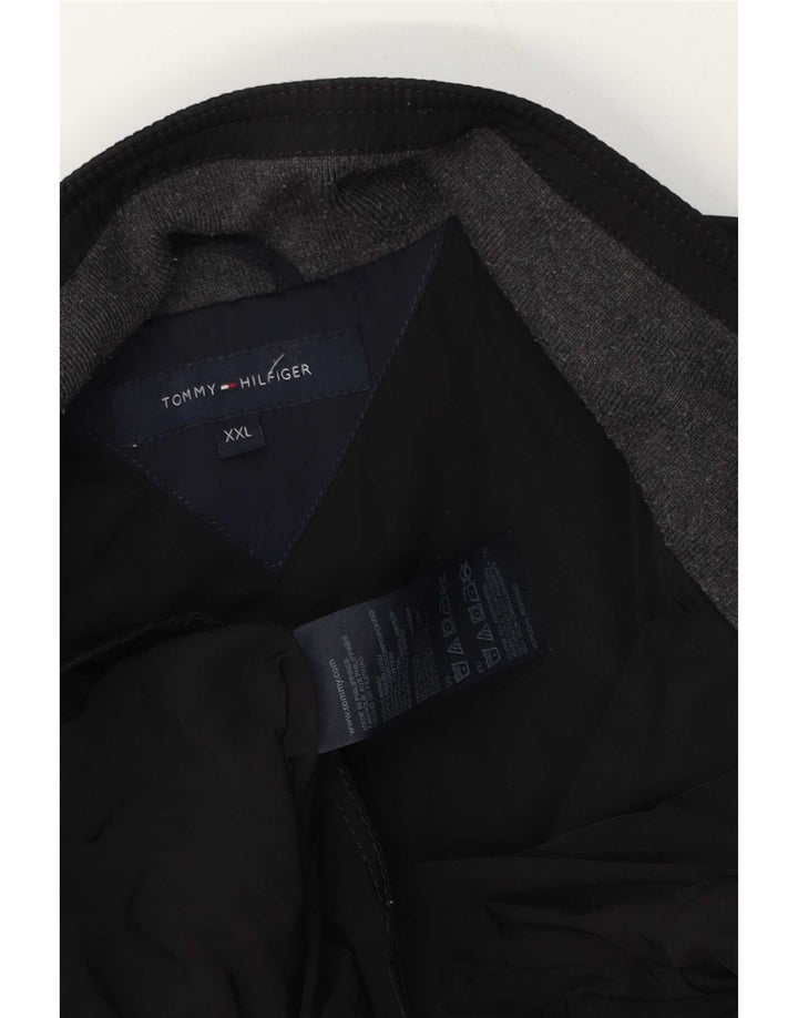 Tommy Hilfiger Veste utilitaire pour hommes UK 44 2XL Noir Polyester