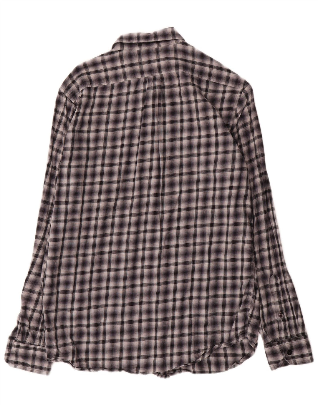 Chemise Homme Diesel Coton à Carreaux Noir Moyen