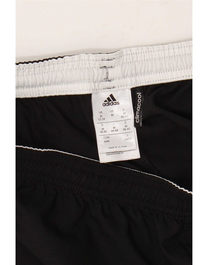 Adidas Femmes Climacool Sport Shorts UK 12/14 Moyen Noir Polyester