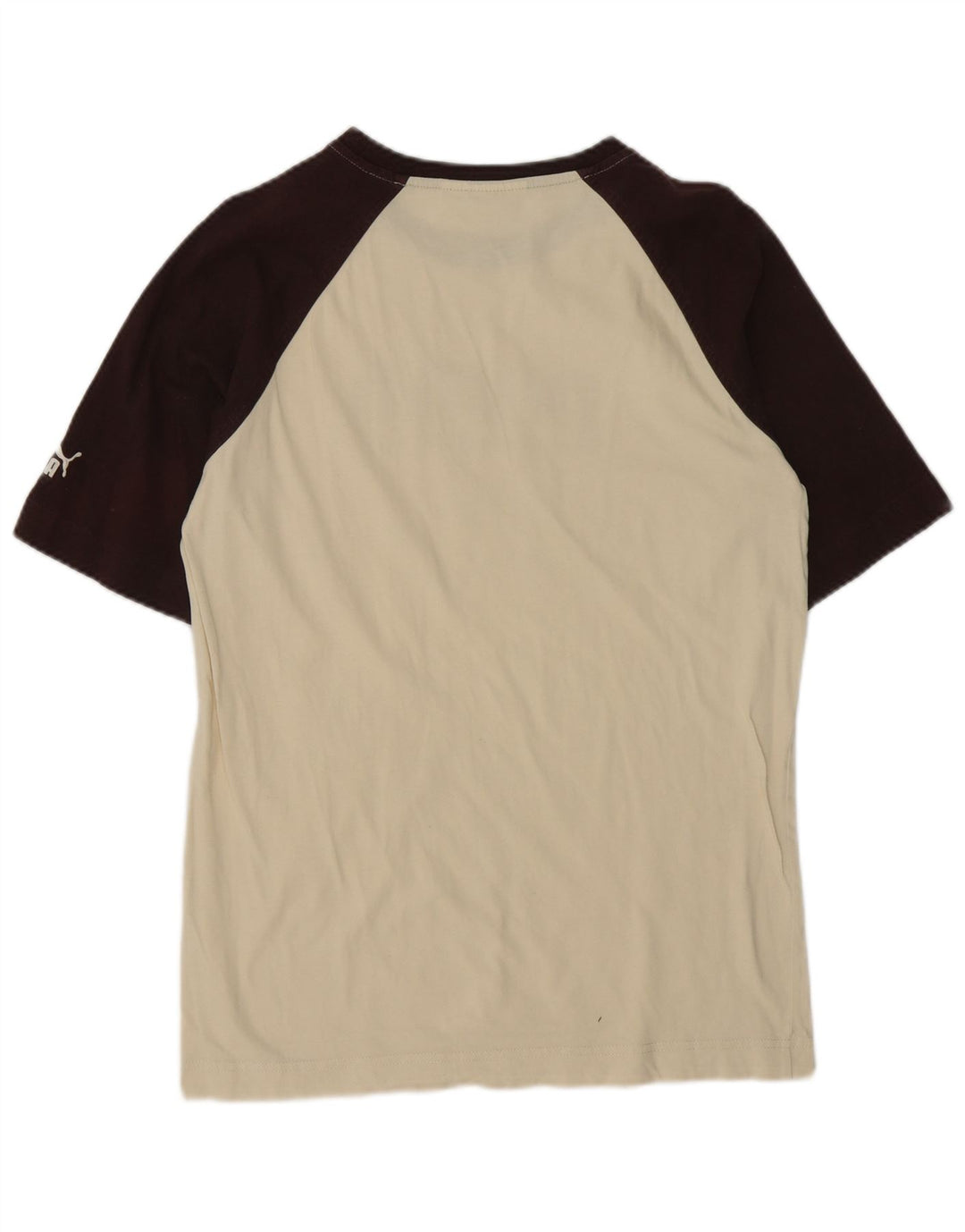 Puma T-Shirt Graphic Homme Blanc Moyen Coton Colorblock