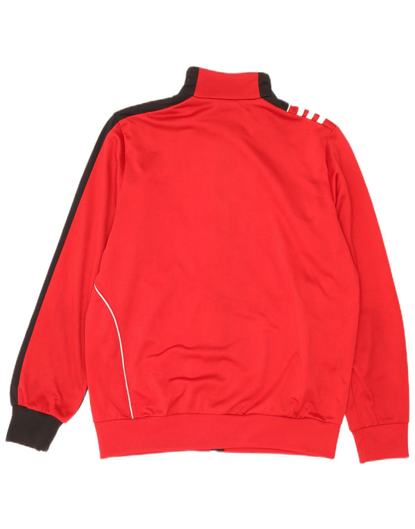 ADIDAS Veste de Survêtement Garçon 15-16 ans Rouge Colorblock Polyester