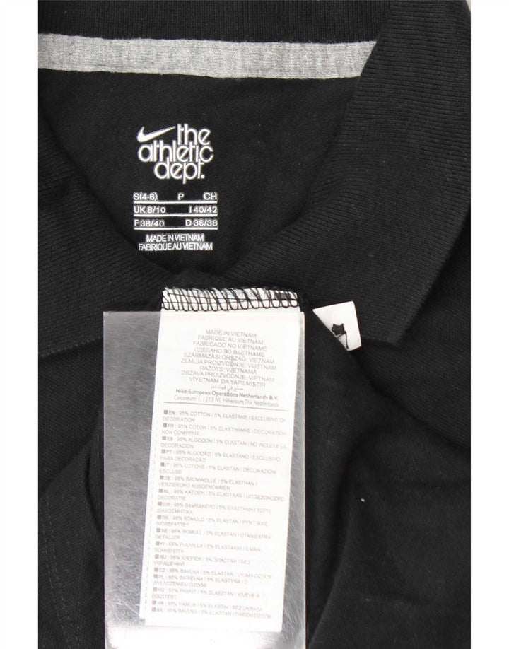 Nike Polo Femme UK 8/10 Petit Noir