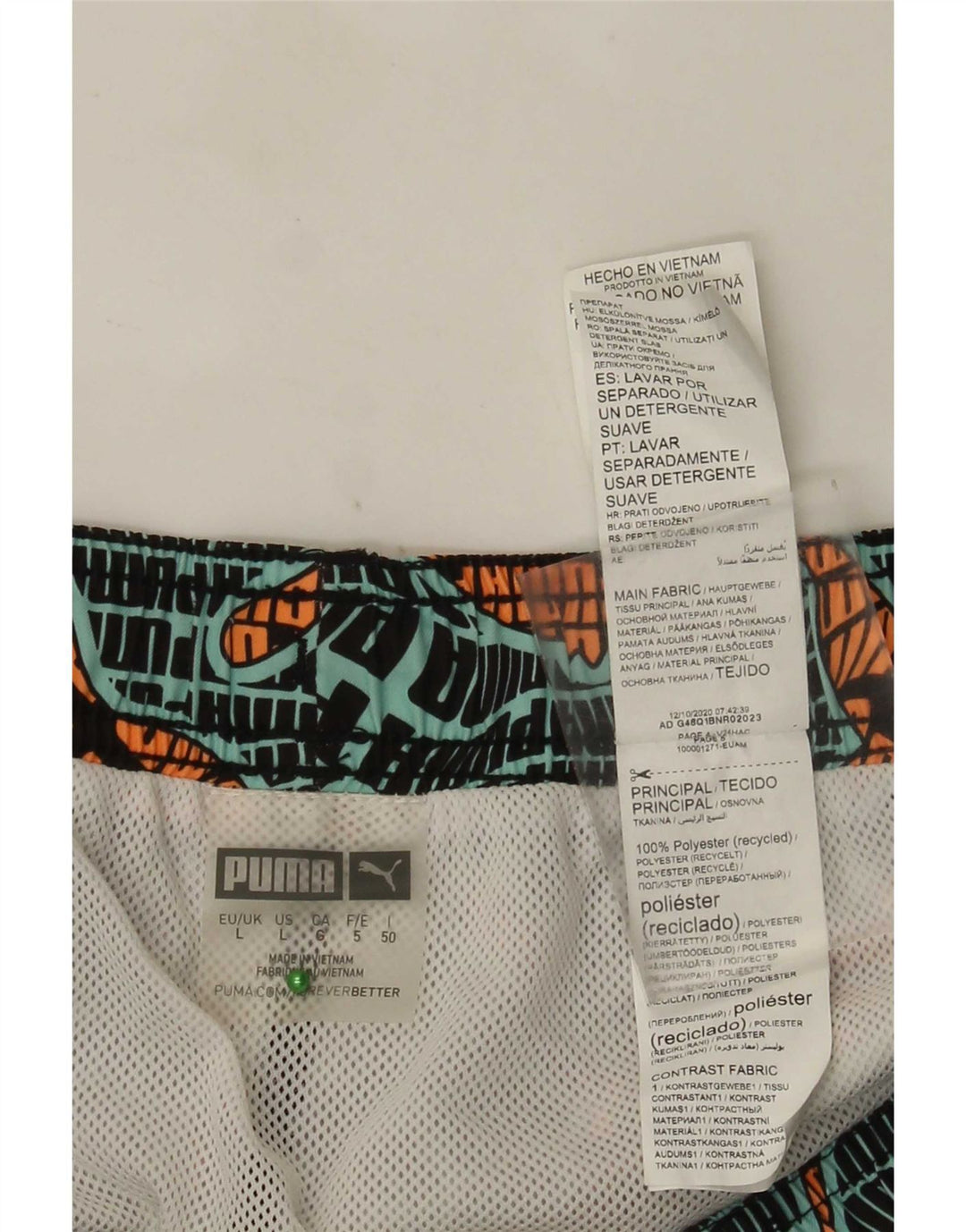 Puma Short de Bain Graphique Homme Multicolore Polyester