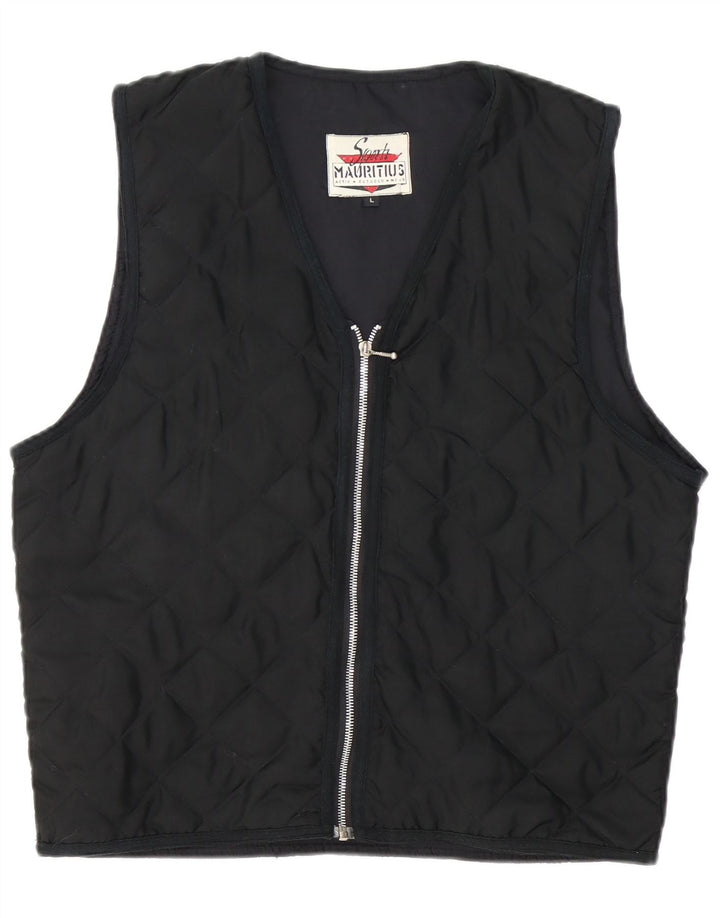 Gilet matelassé pour femme Mauritius UK 16 Large Noir Polyester