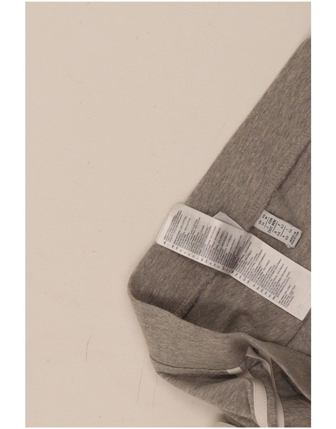 Adidas Leggings Femme UK 14 Coton Chiné Gris Moyen