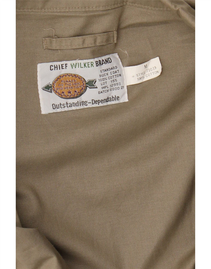 Wilker Veste Militaire Homme UK 38 Coton Beige Moyen
