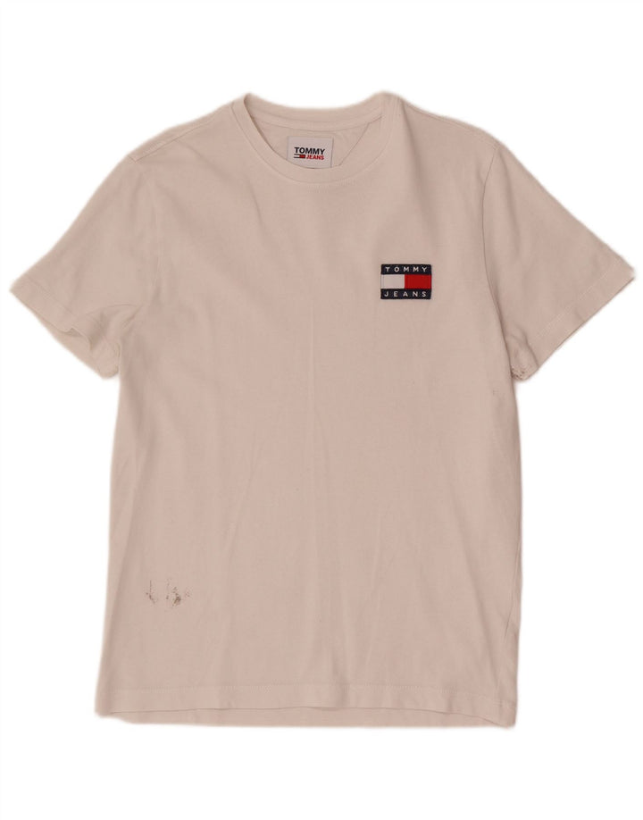 Tommy Hilfiger T-Shirt Graphique Homme XS Blanc