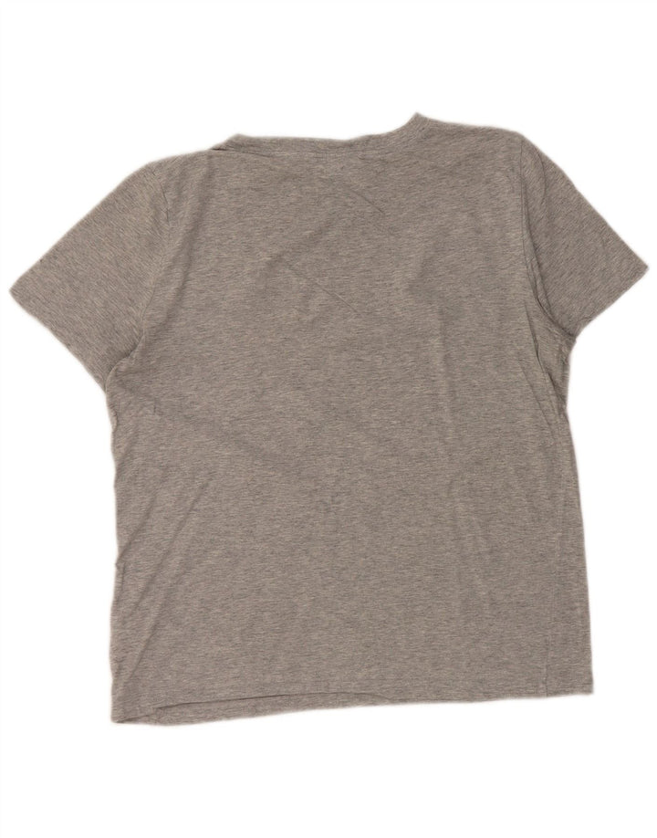 COS T-Shirt Femme Top UK 44 Coton Chiné Gris Moyen