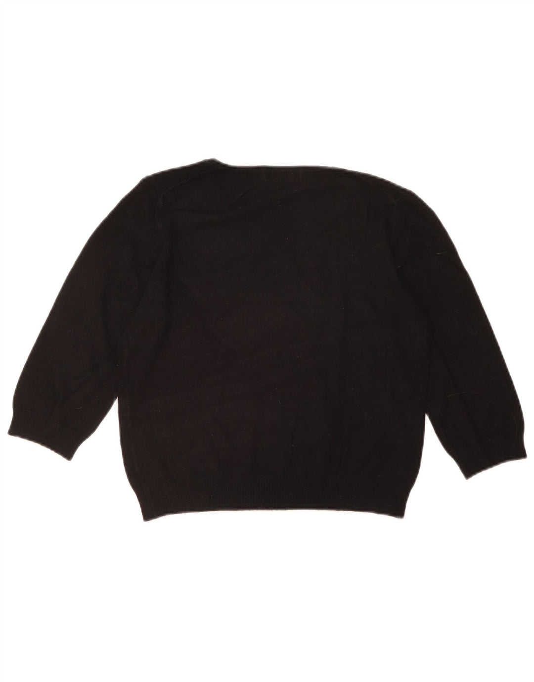 Marks & Spencer Pull court à col en V pour femme UK 16 Large Noir
