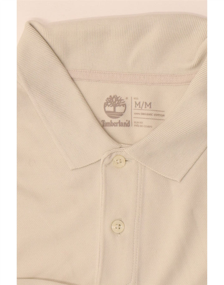 Timberland Polo Slim Fit Homme Coton Beige Moyen