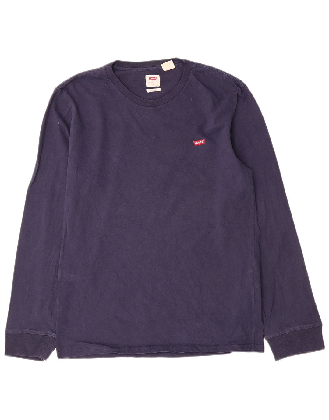 Levi's Haut à Manches Longues Coupe Standard Homme Bleu Marine Petit Coton