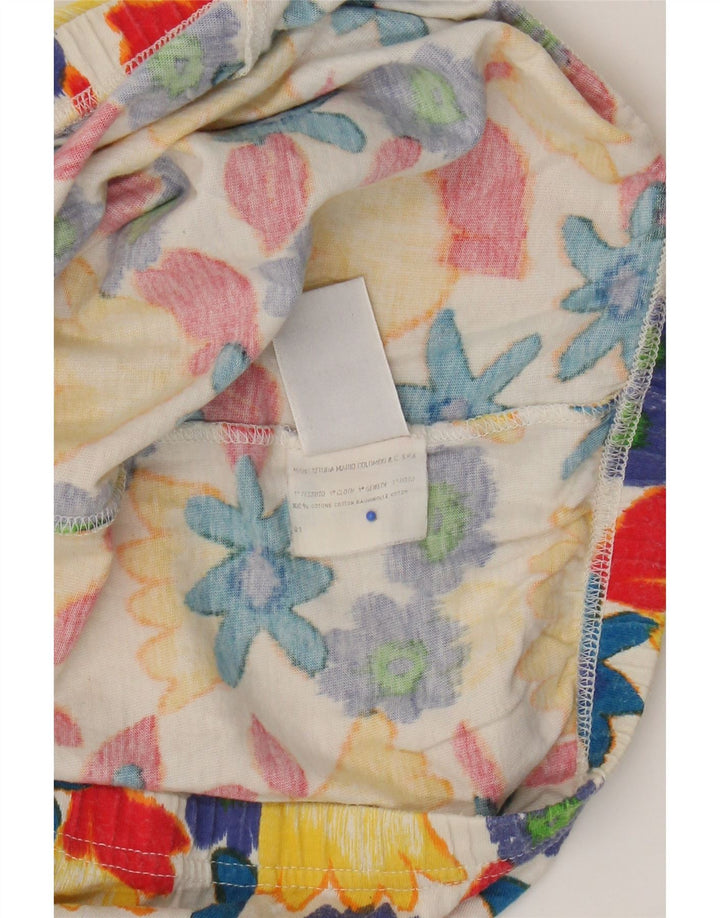 Colmar Femme Hot Pants Large W34 Coton Floral Multicolore