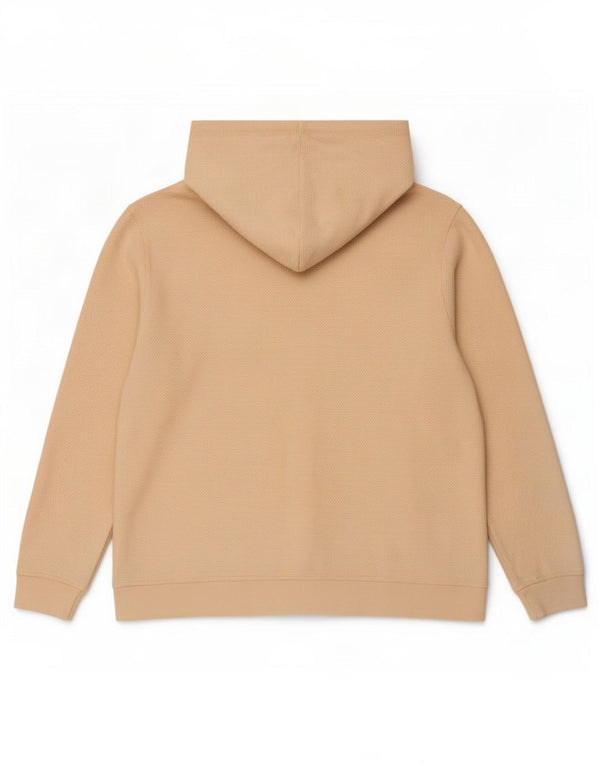 Fat Face Pull à capuche surdimensionné pour femme UK 16 Grand coton beige