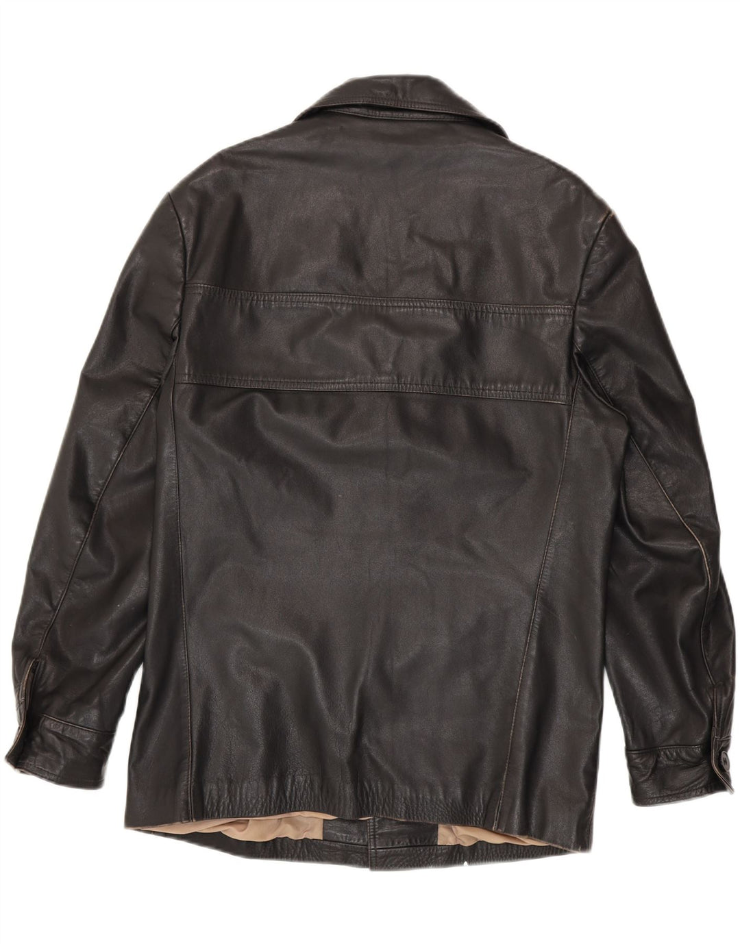 Veste en cuir homme vintage UK 38 Cuir noir moyen