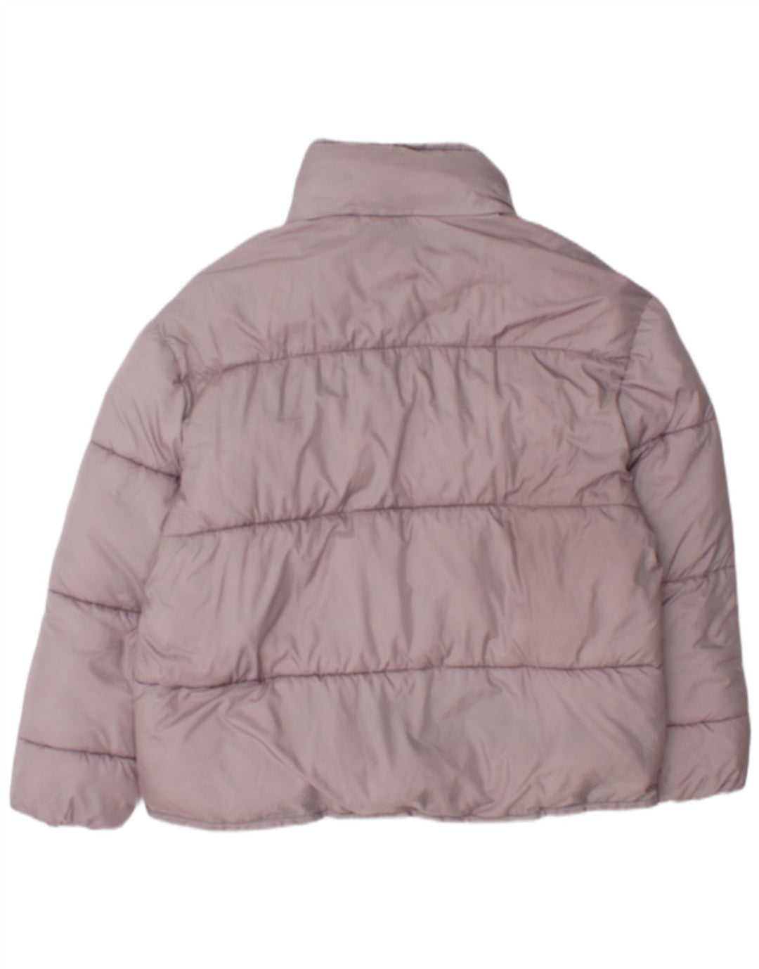 Zara Veste matelassée pour femme UK 14 Polyester rose moyen
