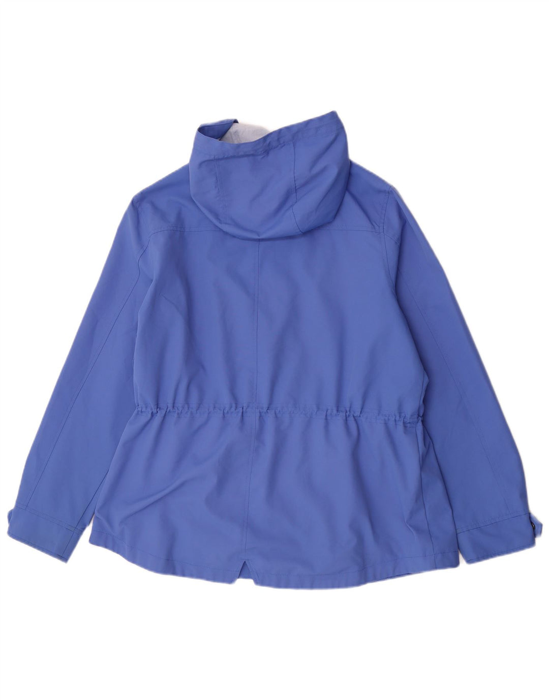 Crew Clothing Veste de pluie à capuche pour femme UK 16 Large Bleu Polyester