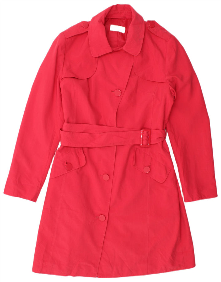 Marks & Spencer Trench-Coat Femme UK 12 Polyester Rose Moyen