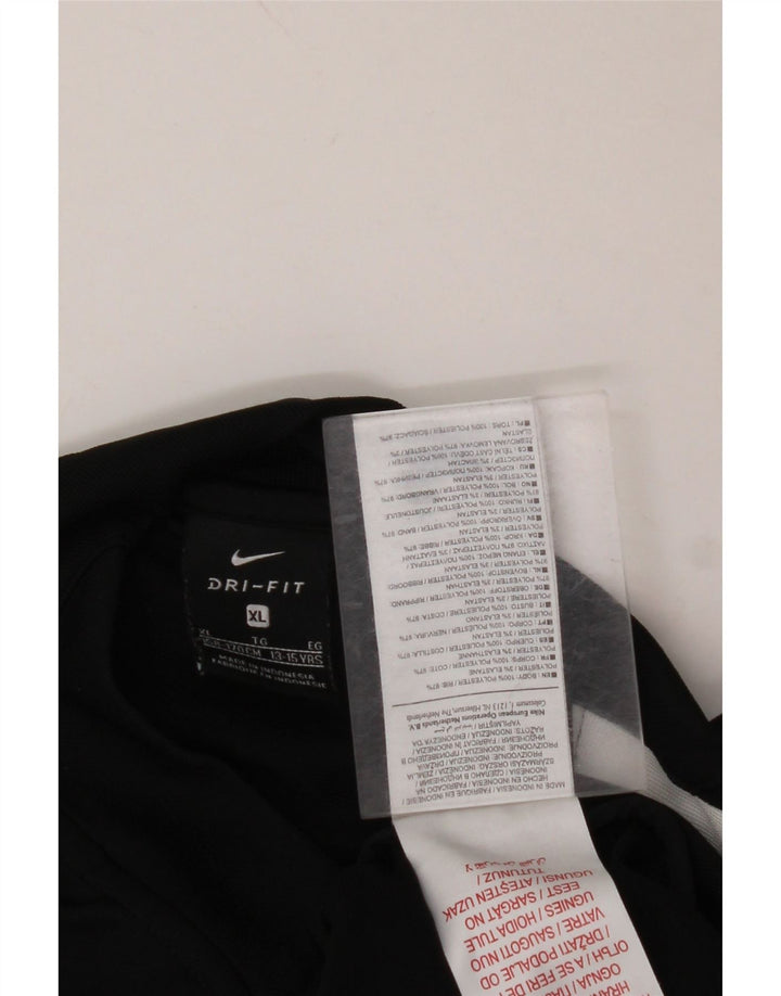 NIKE Veste de survêtement Dri Fit pour garçon 13-14 ans XL Noir Colourblock