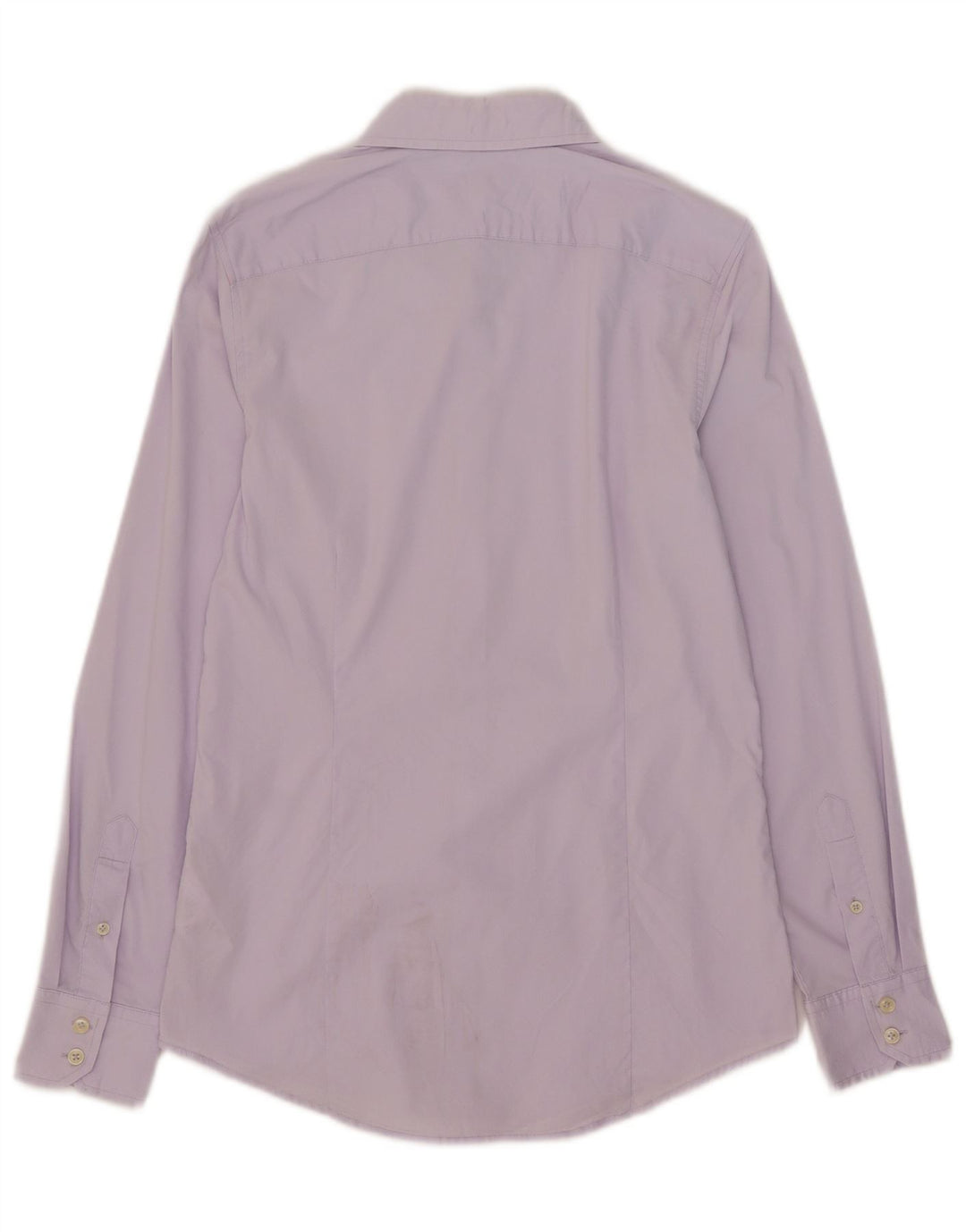 Benetton Chemise Violet Moyen Coton Homme