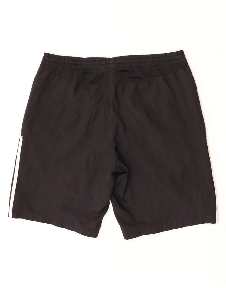 Adidas Short de sport pour homme Large Noir Colorblock Polyester