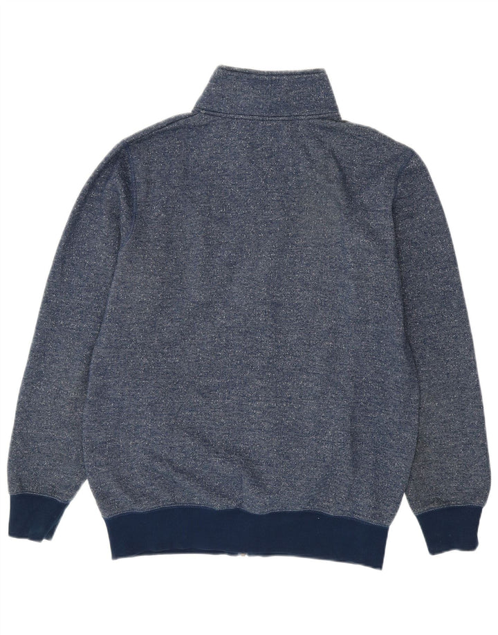 Jack & Jones Veste de survêtement pour homme en coton moucheté bleu marine Taille L