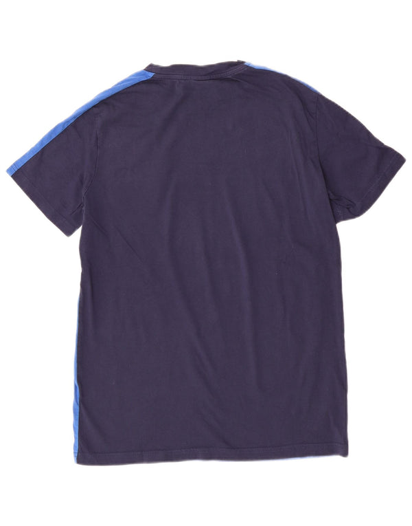 Puma T-Shirt Graphique Italia Garçon 15-16 Ans Bleu Marine Colorblock