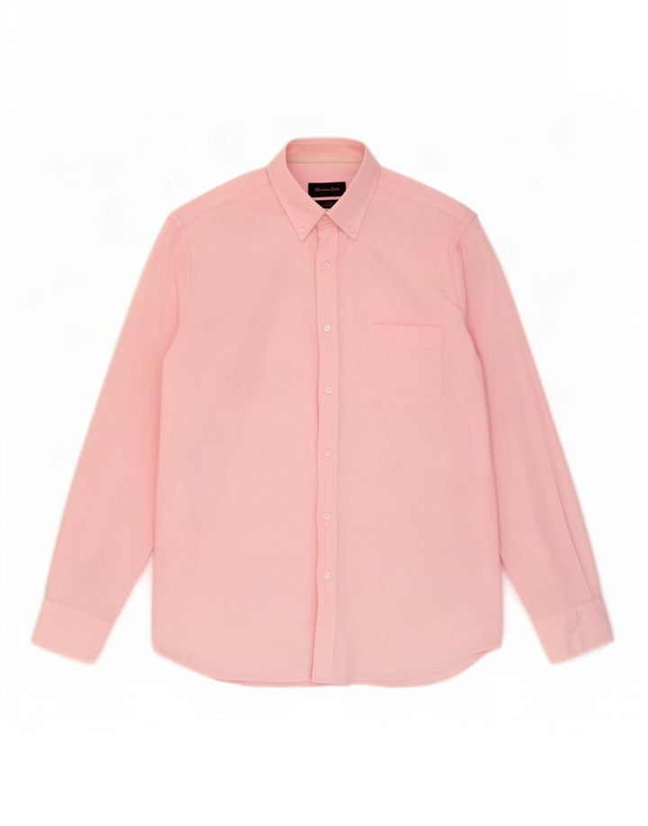 Massimo Dutti Chemise décontractée pour homme Taille L Rose
