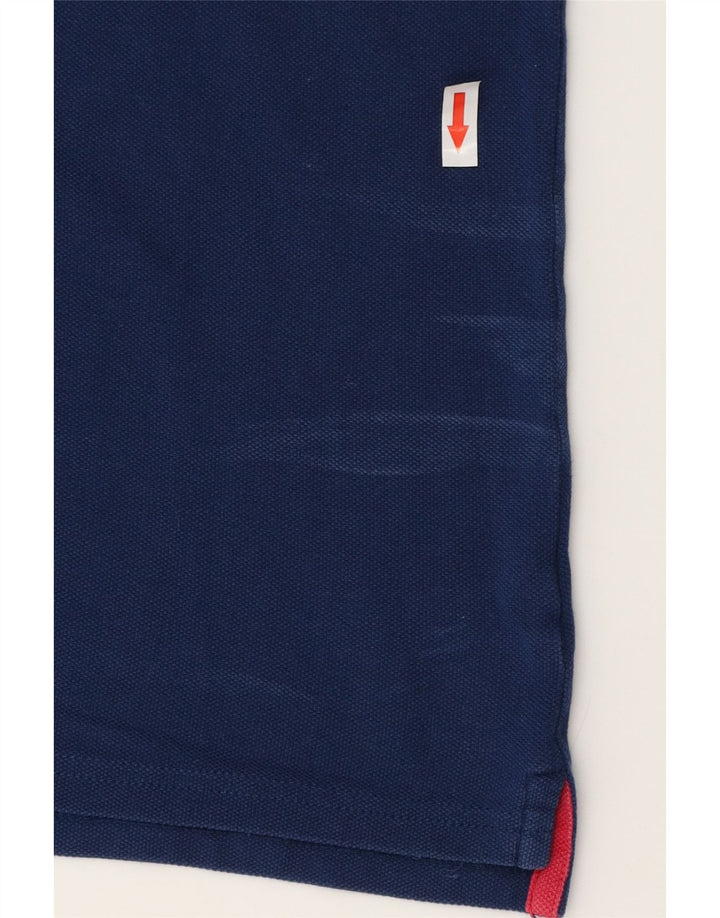 FILA Polo Homme Large Bleu Marine Coton