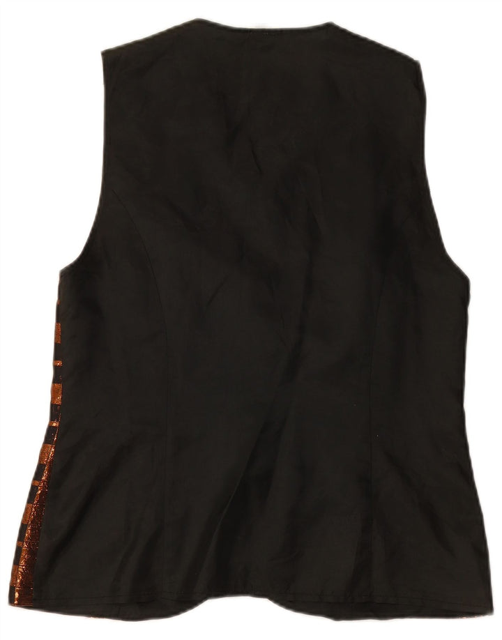 Gilet femme VINTAGE UK 14 Polyester à carreaux marron moyen