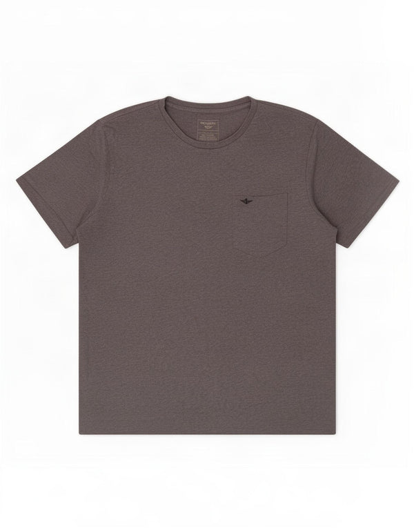 Dockers T-Shirt Homme Haut Large Gris Coton