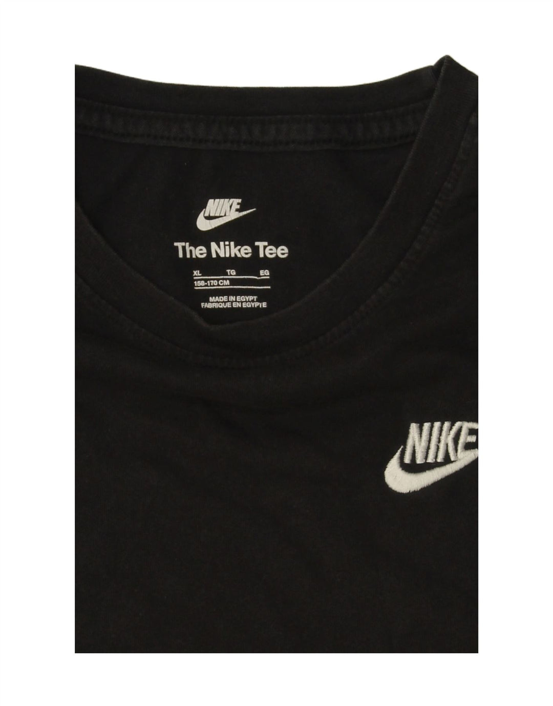 Nike T-Shirt Garçon 13-14 Ans XL Noir