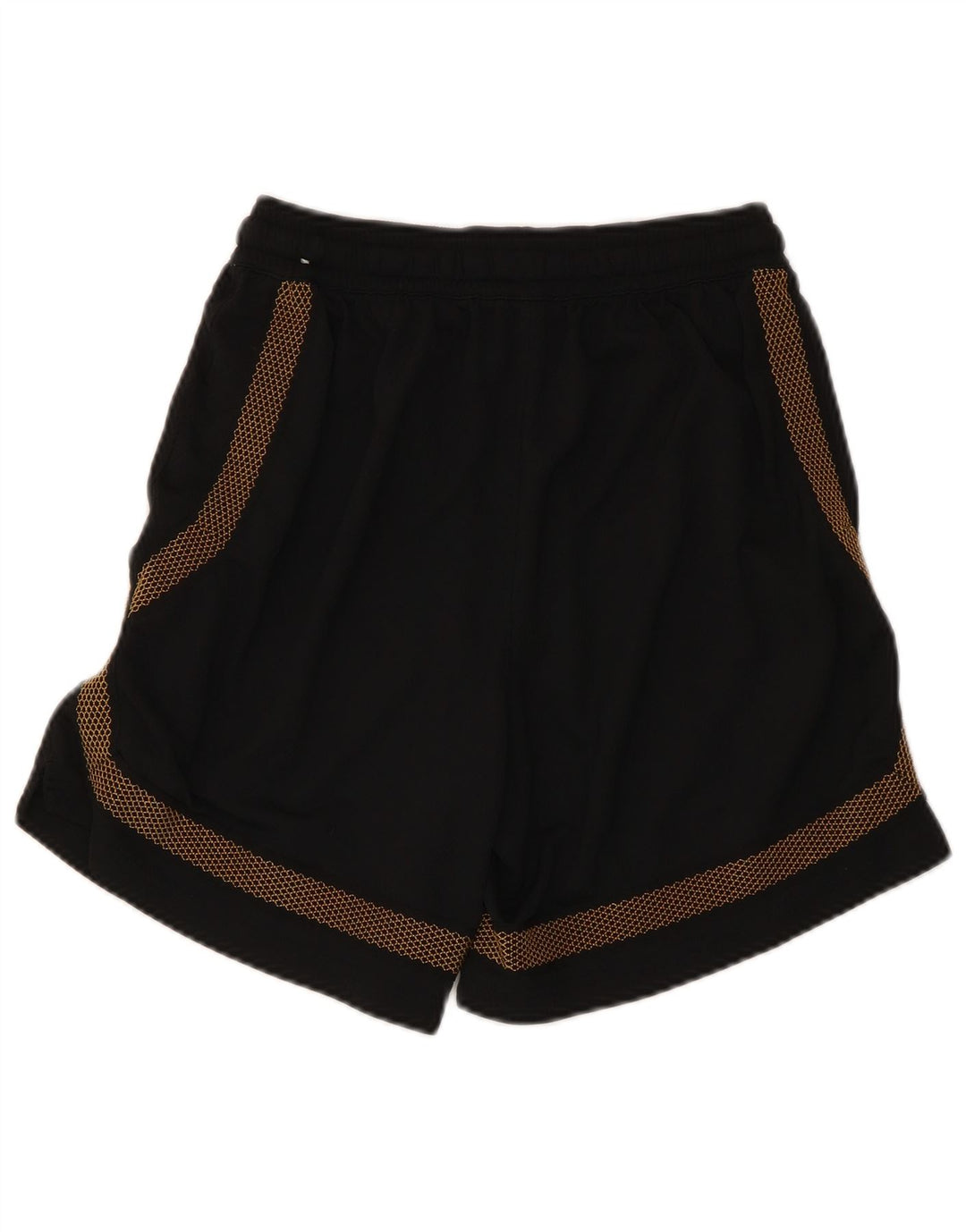 Short de sport Nike Dri Fit pour hommes, petit, noir, géométrique, en polyester
