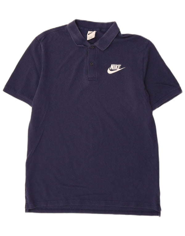 Polo Nike Homme Bleu Marine Moyen Coton