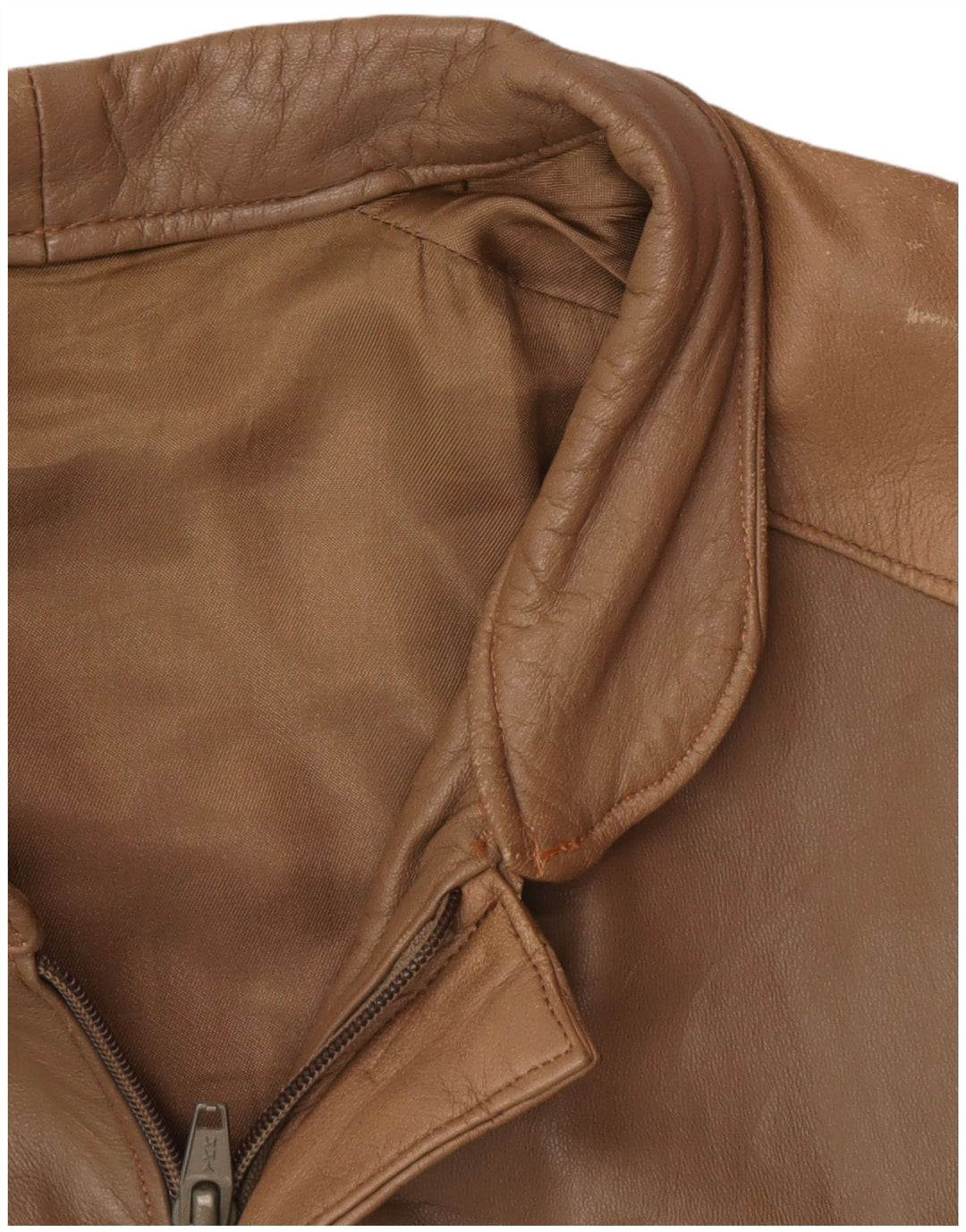 veste en cuir homme vintage UK 38 Brun moyen