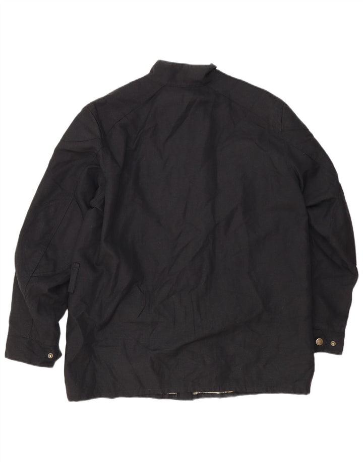 BELSTAFF Veste utilitaire pour hommes UK 38 Coton noir moyen