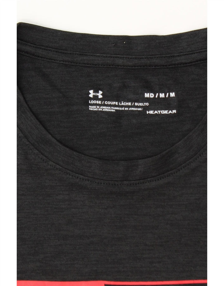 UNDER ARMOUR Tee-Shirt Heat Gear Graphic Homme Noir Moyen